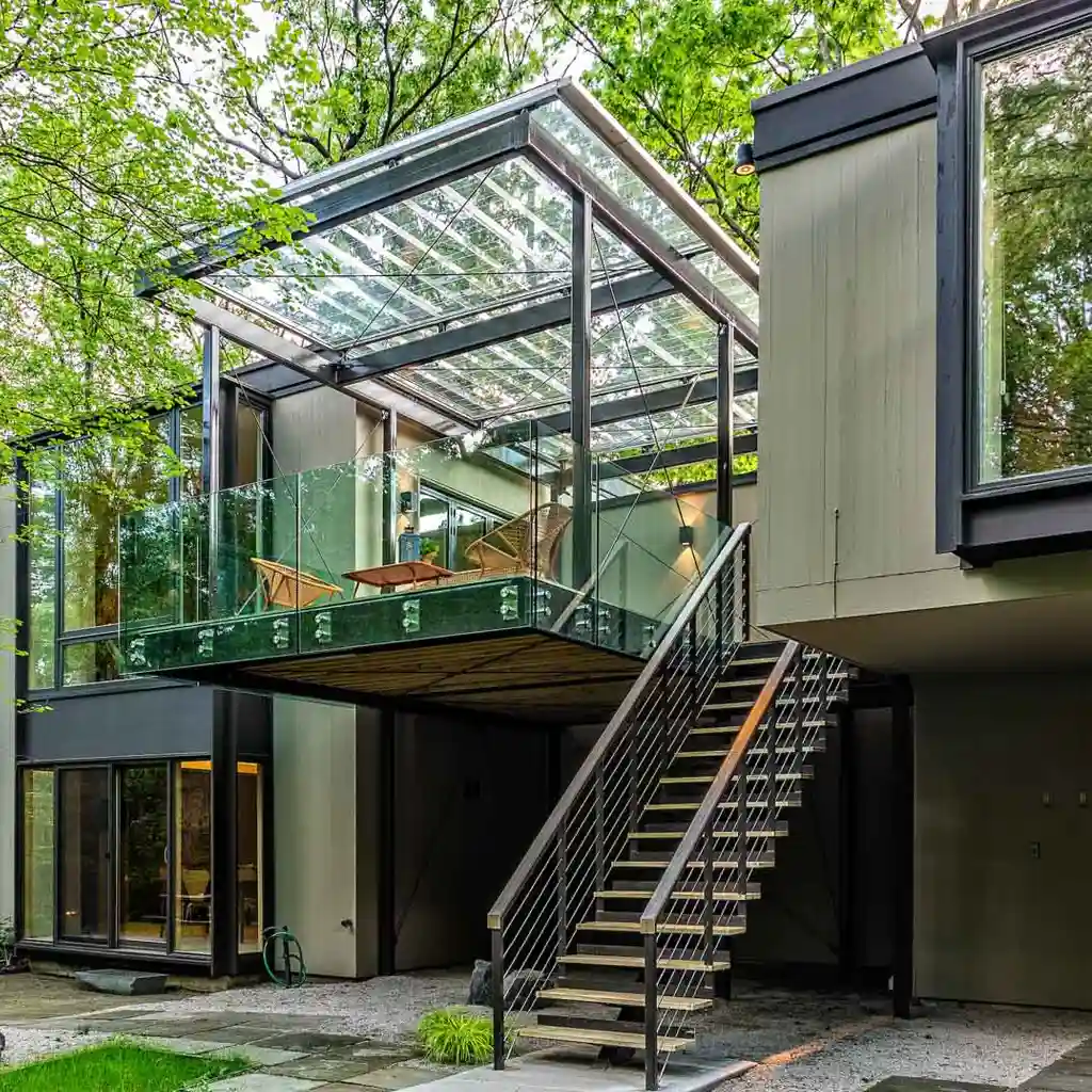 Transformasi Modern dengan Keindahan Simplicity - Kanopi Kaca Minimalis untuk Rumah Anda
